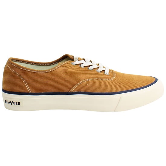 Seavees Legend Cordies Mens Brown Plimsolls - Image 1