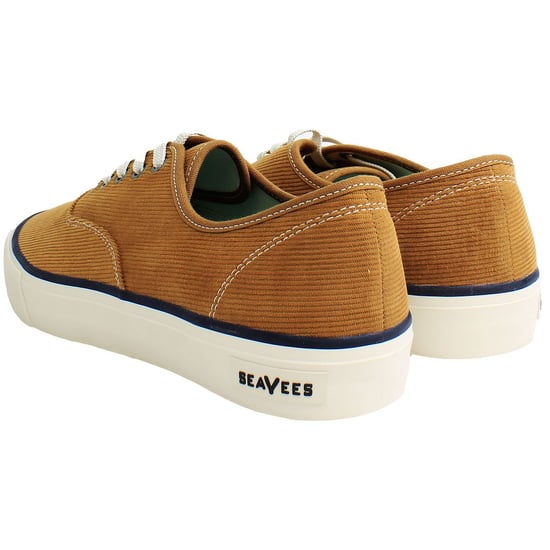 Seavees Legend Cordies Mens Brown Plimsolls - Image 3