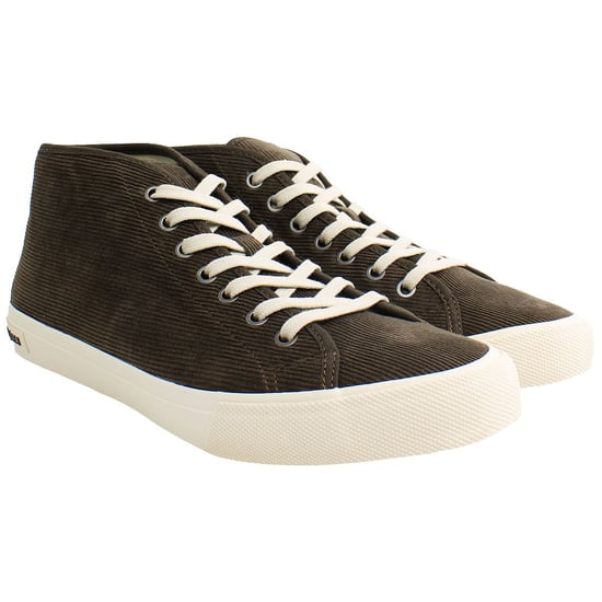 Seavees California Special Cordies Mens Brown Plimsolls - Image 2