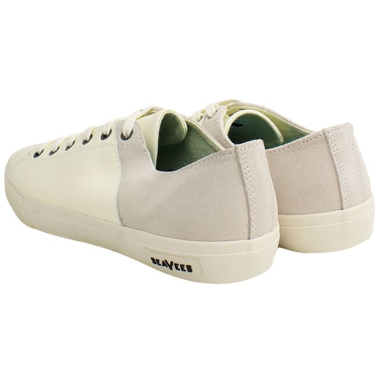 Seavees Monterey Mens White Plimsolls - Image 3