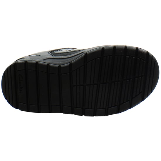 Clarks Palmer Mist Kids Black Shoes - Image 5