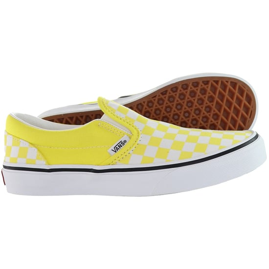 Vans Classic Kids Yellow Plimsolls - Image 3