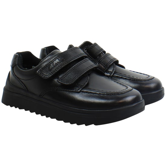 Clarks Goal Style Kids Black Shoes - Image 2