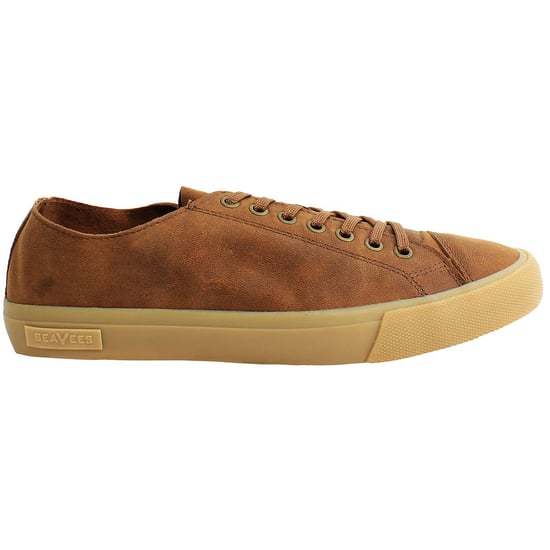Seavees Army Issue Low Mens Brown Plimsolls - Image 1