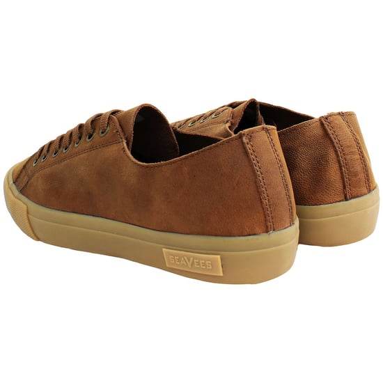 Seavees Army Issue Low Mens Brown Plimsolls - Image 3