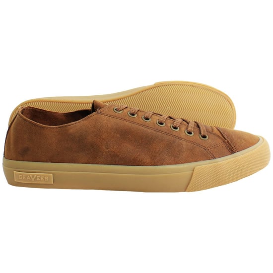 Seavees Army Issue Low Mens Brown Plimsolls - Image 4
