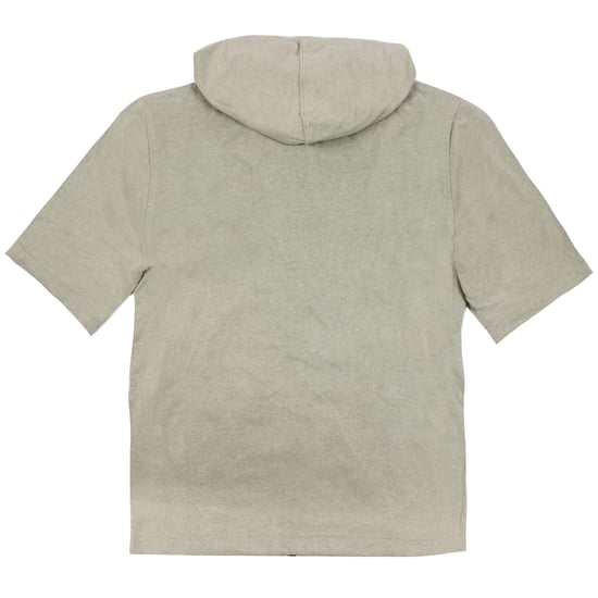 Nike Retro Zip Up Hooded T-Shirt - Beige - Image 2