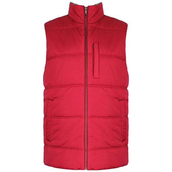 Hackett London Polar Fleece Mens Red Gilet - Image 1