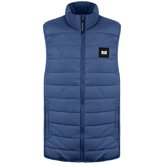 Weekend Offender Gacha Mens Deep Blue Gilet - Image 1