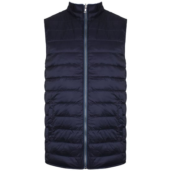 Hackett London Reversible Mens Navy Blue Gilet - Image 1