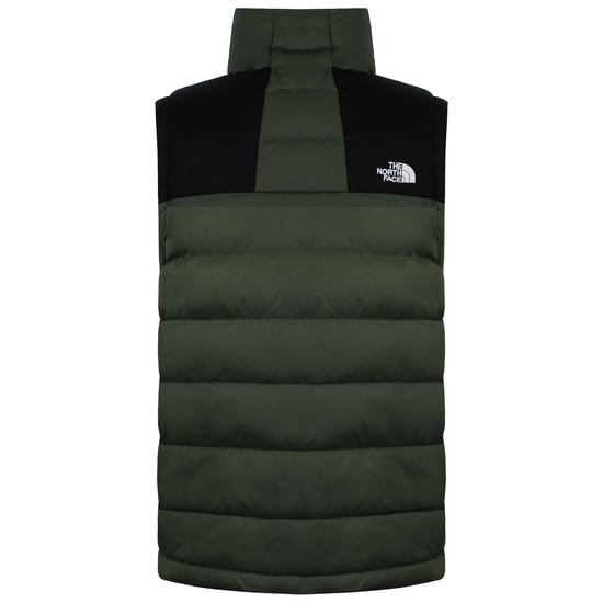 The North Face Massif Mens Khaki Padded Gilet - Image 2