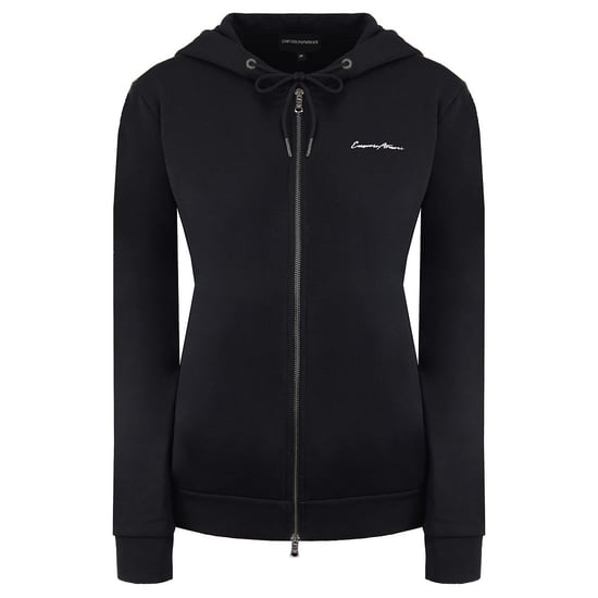Emporio Armani Logo Womens Black Track Jacket - Image 1