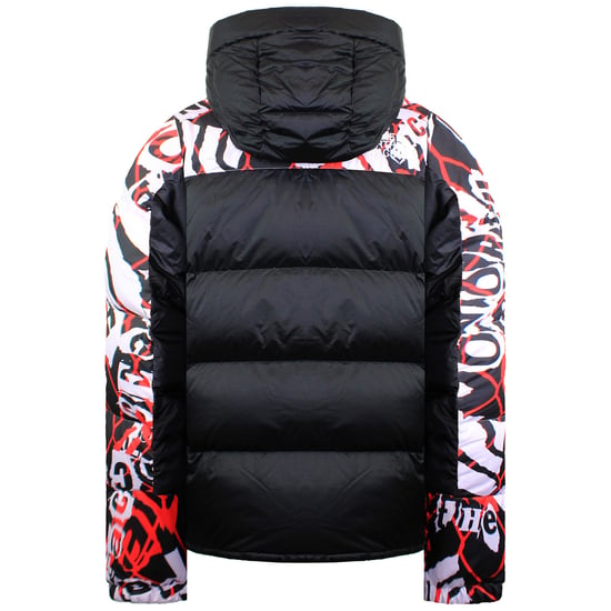 The North Face Printed Himalayan Mens Black Down Jacket - Image 2