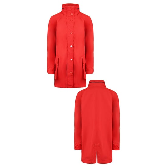Emporio Armani Womens Red Rain Jacket - Image 3