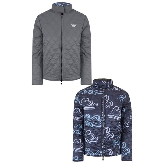 Emporio Armani Logo Womens Reversible Jacket - Image 3