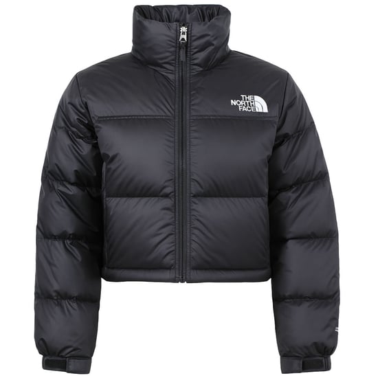 The North Face Nuptse Short Womens Black Jacket - Image 1