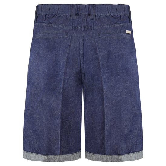 Armani Exchange Mens Navy Denim Shorts - Image 2
