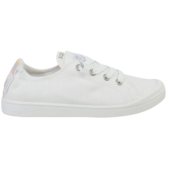 Roxy Bayshore Plus Womens White Plimsolls - Image 1