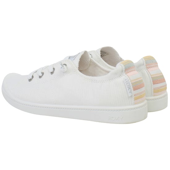 Roxy Bayshore Plus Womens White Plimsolls - Image 3