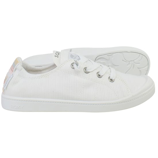 Roxy Bayshore Plus Womens White Plimsolls - Image 4