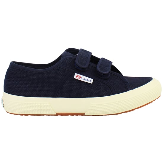 Superga Cotjstrap Classic Kids Navy Plimsolls - Image 1
