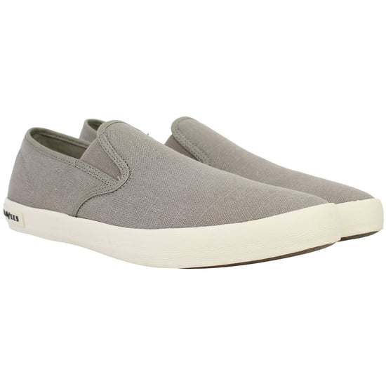 Seavees Baja Standard Mens Grey Plimsolls - Image 2