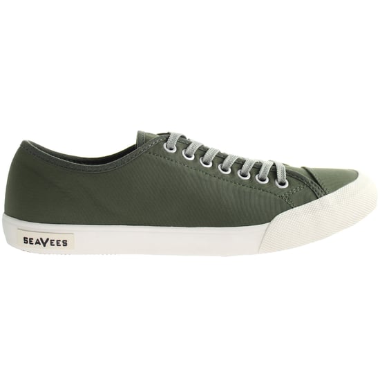 Seavees Army Issue Low Standard Mens Green Plimsolls - Image 1