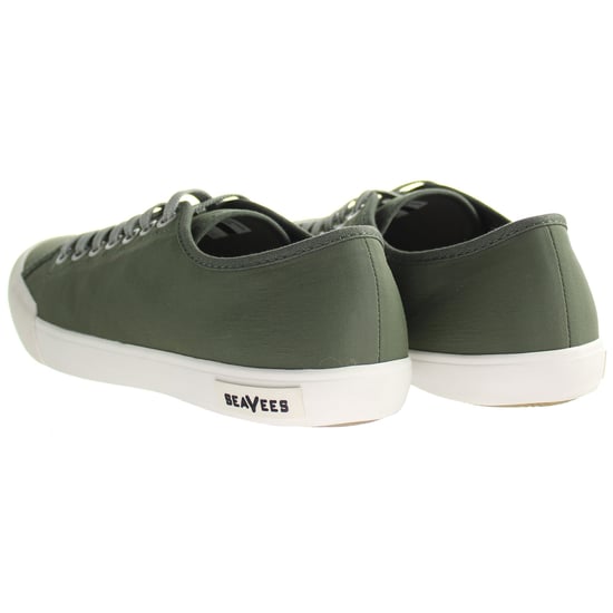Seavees Army Issue Low Standard Mens Green Plimsolls - Image 3