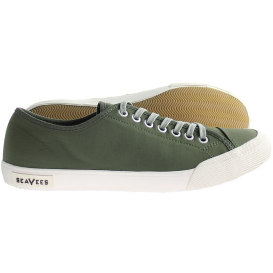 Seavees Army Issue Low Standard Mens Green Plimsolls - Image 4