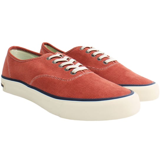 Seavees Legend Cordies Mens Red Plimsolls - Image 2