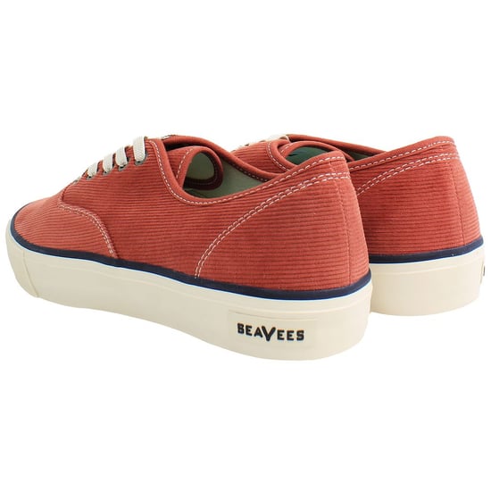Seavees Legend Cordies Mens Red Plimsolls - Image 3