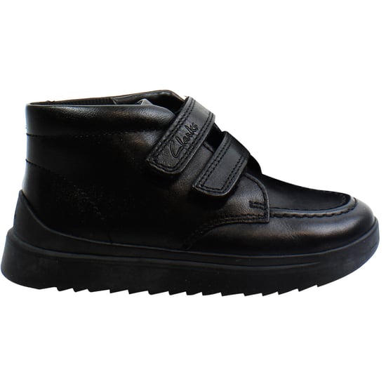 Clarks Goal Strap Kids Black Shoes - Image 1