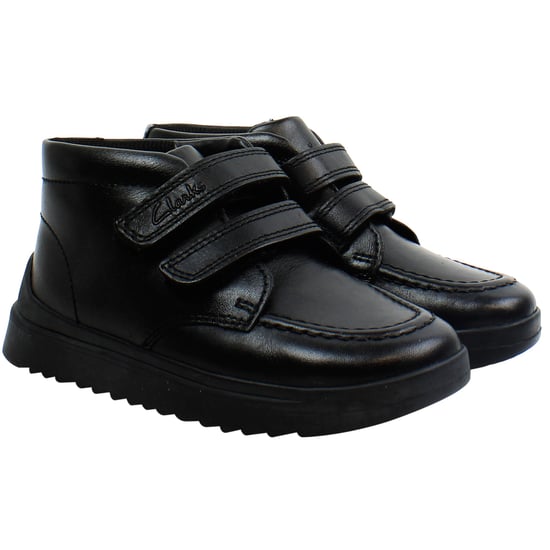Clarks Goal Strap Kids Black Shoes - Image 2
