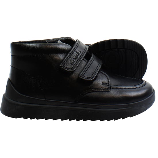 Clarks Goal Strap Kids Black Shoes - Image 4