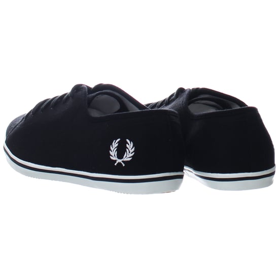 Fred Perry Low Mens Black Plimsolls - Image 3