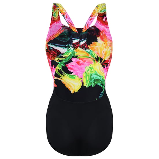 Speedo ColourBlend Flower Placement Digital Powerback Women Swimming Costume - Image 2