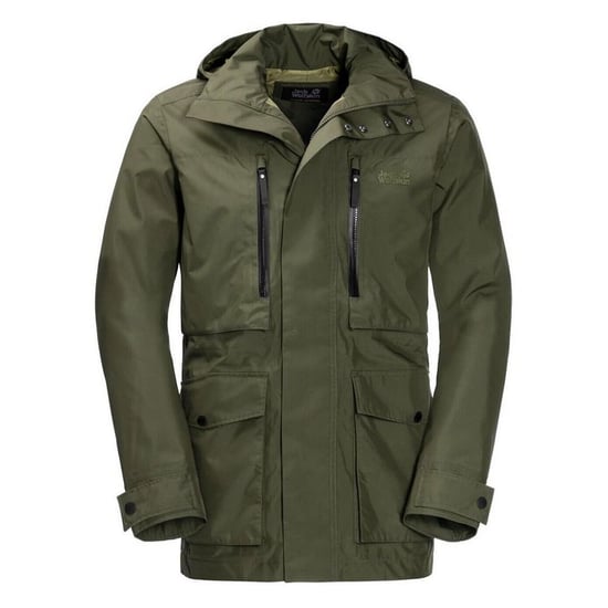 Jack Wolfskin Field Port Mens Green Coat - Image 1