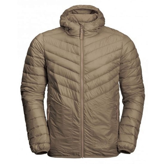Jack Wolfskin Padded Vista Mens Brown Coat - Image 1