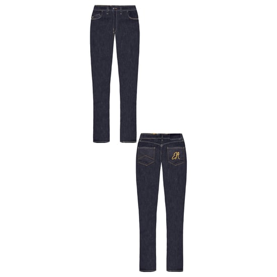 Emporio Armani J28 Skinny Fit Womens Jeans - Image 3