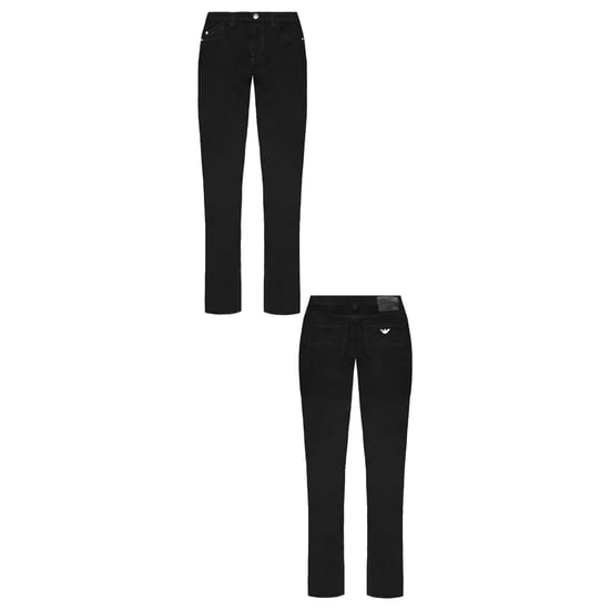 Emporio Armani J28 Skinny Fit Mens Black Jeans - Image 3