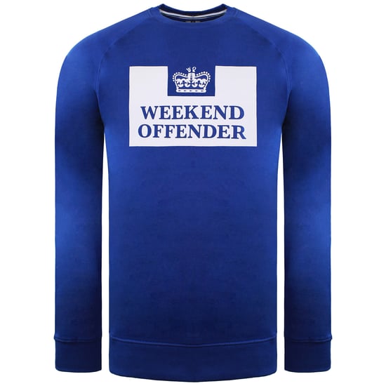 Weekend Offender Skylar Mens Yale Blue Sweater - Image 1