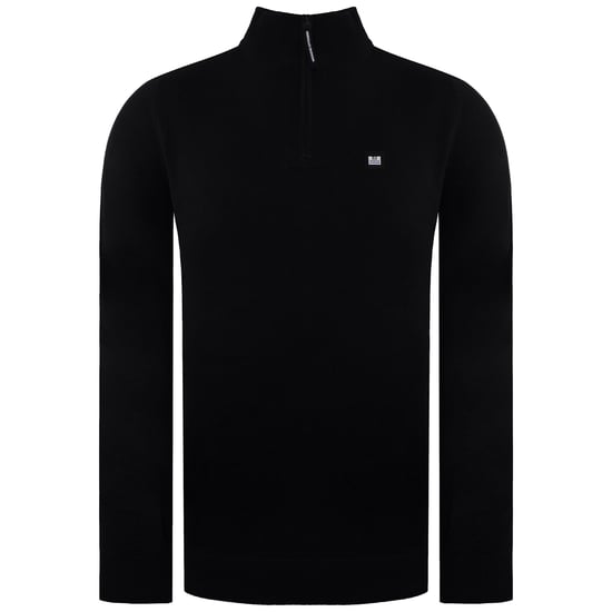 Weekend Offender Vandium Mens Black Sweater - Image 1