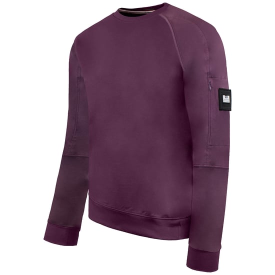 Weekend Offender Cali Mens Dark Grape Sweater - Image 2