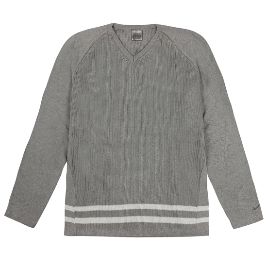 Vintage Nike Mens Tennis V-Neck Knit Sweater - Image 1