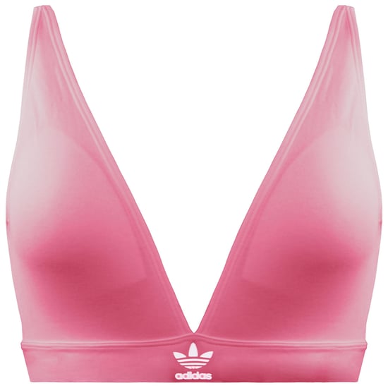 Adidas Unlined Womens Pink Triangle Bra - Image 1
