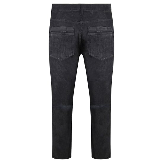Emporio Armani Mens Washed Black Jeans - Image 2