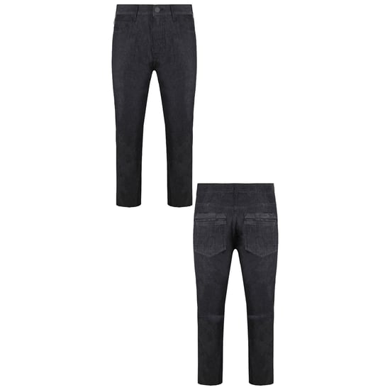 Emporio Armani Mens Washed Black Jeans - Image 3