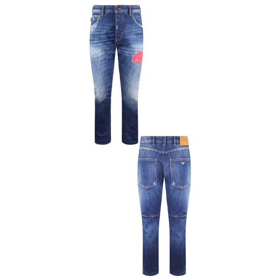 Emporio Armani Mens Blue Jeans - Image 3