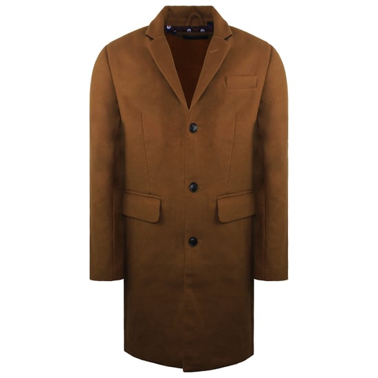 Ben Sherman Lightweight Mens Camel Coat - Image 1