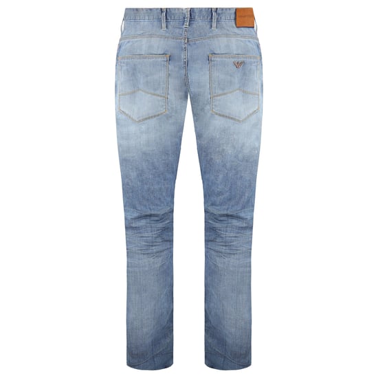 Emporio Armani Slim Fit Mens Distressed Jeans - Image 2